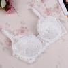 32-40B Women Padded Up Underwear Sexy Embroidery Lace Brassiere Bra