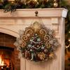 Clear Acrylic Decorative Accents Christmas Pendant with Metal Chain, Double-sided Printed 2D Snowflake Gift Ornaments for Family And Friends Pendant,