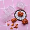 1:Силиконовая форма для миниатюрной еды масштаба 1:12 - Жареная курица, куриные крылышки и ножки
