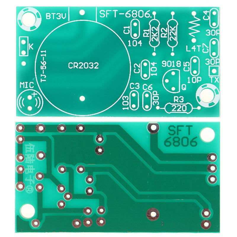 FM-стерео радиопередатчик Diy Kit с микрофоном DC 3V для пайки