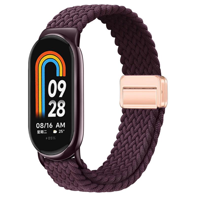 Для Xiaomi Mi Band 10 ремешок Аксессуары дышащий нейлон Магнитный плетеный Браслет ремень pulseira correas для Xiaomi Mi band 9 8