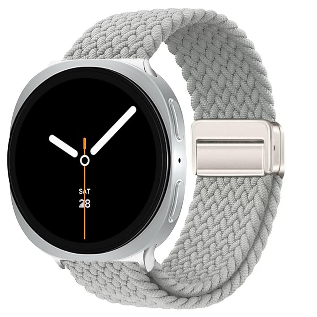 Магнитный нейлоновый плетеный ремешок Solo Loop, подходящий для Samsung Galaxy Watch 8 40 мм/44 мм, ремешок для Galaxy Watch 8 Classic 46 мм Correa