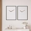 2Pcs/Set Clock Pointers Solid Wood High Torque Repair Parts DIY 12/14 Inch Wall Quartz Clock Hands for Home
