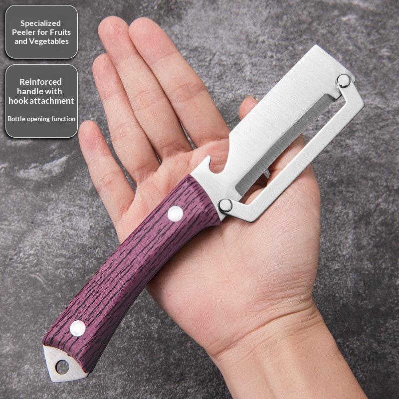 Ergonomic Vegetable Peeler Multipurpose Kitchen Equipment for Quick Safe Peeling