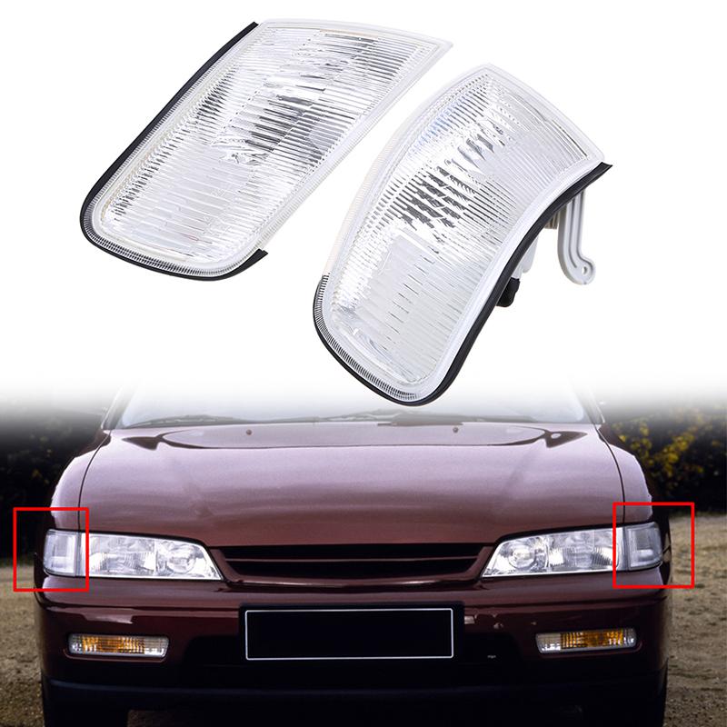 Передние угловые фонари указателей поворота для Honda Accord Sedan DX/EX/LX/V6 EX/V6 LX 1994-1997 Прозрачная линза боковой лампы Корпус