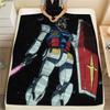 Mobile Suit Gundam Mecha Squad Blanket, Soft Throw for Bedroom, Perfect Gift for Anime Enthusiasts.chl