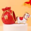 Fortune Zodiac Horse Figurines Lucky Bag Horse Figures Ornament  Table Desk