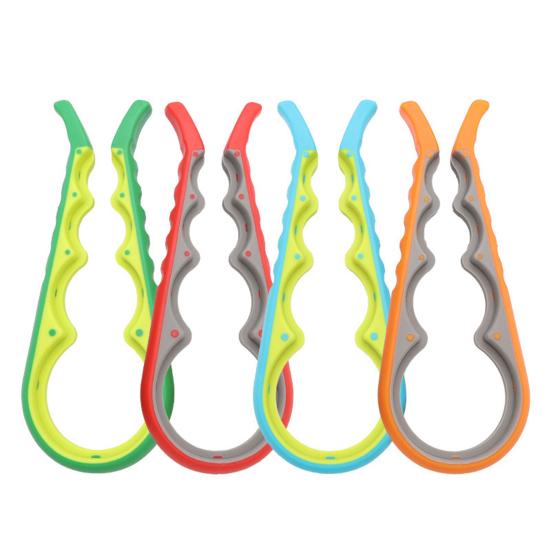 Yousheng Bottle Opener Cap Twister Four-in-One Jar Lid Opener Anti-Slip Grip Easy Twist Off Caps Multiple Colors Kitchen Gadget