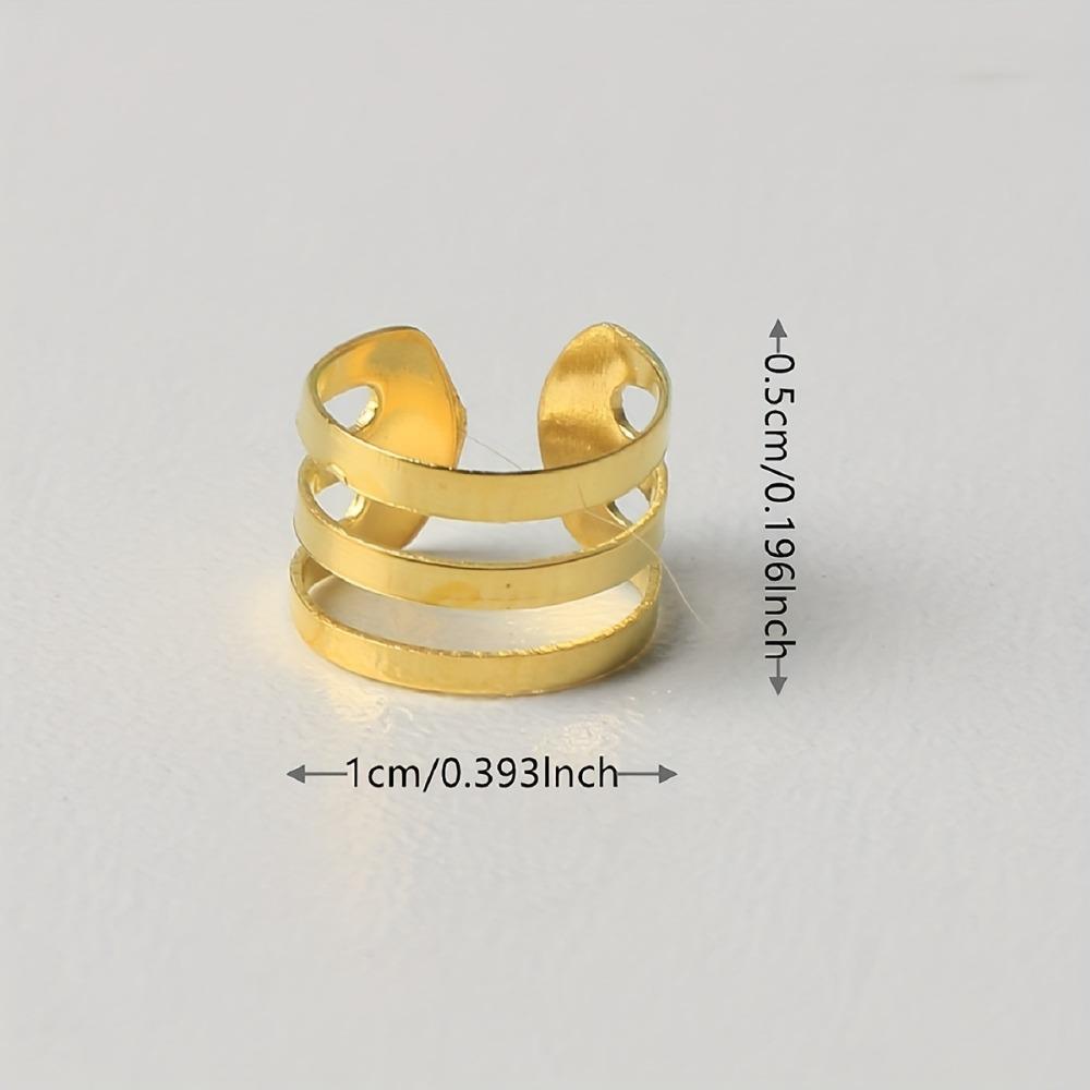 40pcs Dread Locks Hollow Out Hair Ring Hair Braiding Hair Braid Tubes Dreadlocks Beads Decor