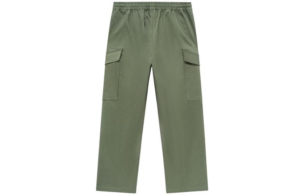 New Balance Knitted Sweatpants Men's Green Moderate Straight Fit Pants AMP31333-DON