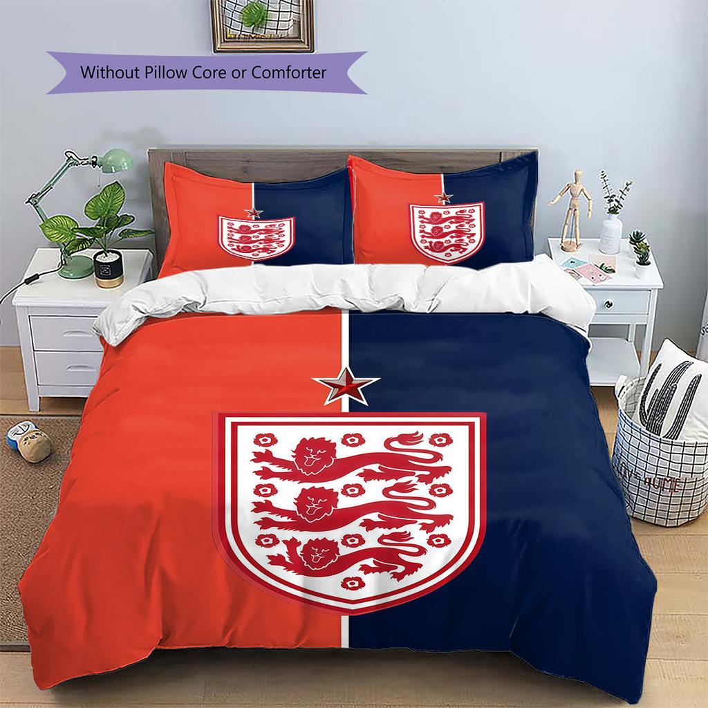 The Three Lions Pattern Bedding Quilt Set Home Decoration Gift (1 * duvet cover + 2 * pillowcase without core)