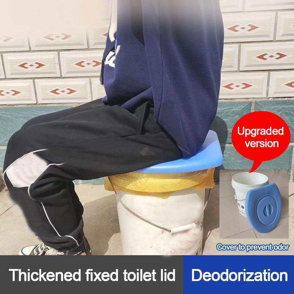 Съемная подвижная крышка унитаза Пластиковые сиденья для кемпинга Крышка сиденья унитаза Аксессуар для дома и отдыха на природе