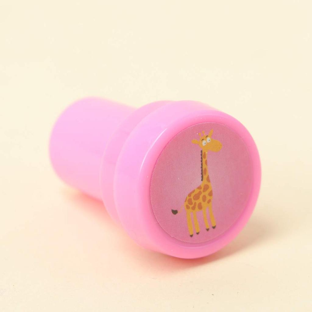 OUNONA Stamps DIY Stamps Present Notebook Schedule Decoration Animals and Fruits 20 Pieces