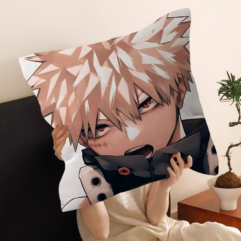 Anime MMy HHero Academia Katsuki Bakugo pillow cover sofa cushion cover home room decoration children gift
