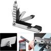 11 In 1 Keychain Multitool Key Chain Tool Portable Keychain Tool Screwdriver Bottle Opener Cutter Phone Bracket