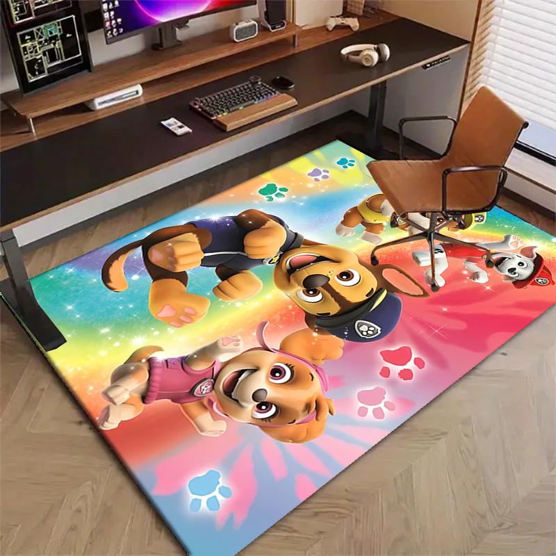 1pc P-Paw Paw Design Printed Area Rug Carpet for Bedroom Living Room Home Decor Rugs Mat Non Slip Mat Rug for Bedside