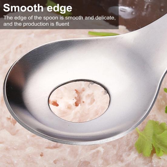 2/3Pcs Stainless Steel Meatball Spoon Maker Cactus Peeler Tool for Home Kitchen Easy to Clean Dishwasher Safe Efficient Manual Peeling