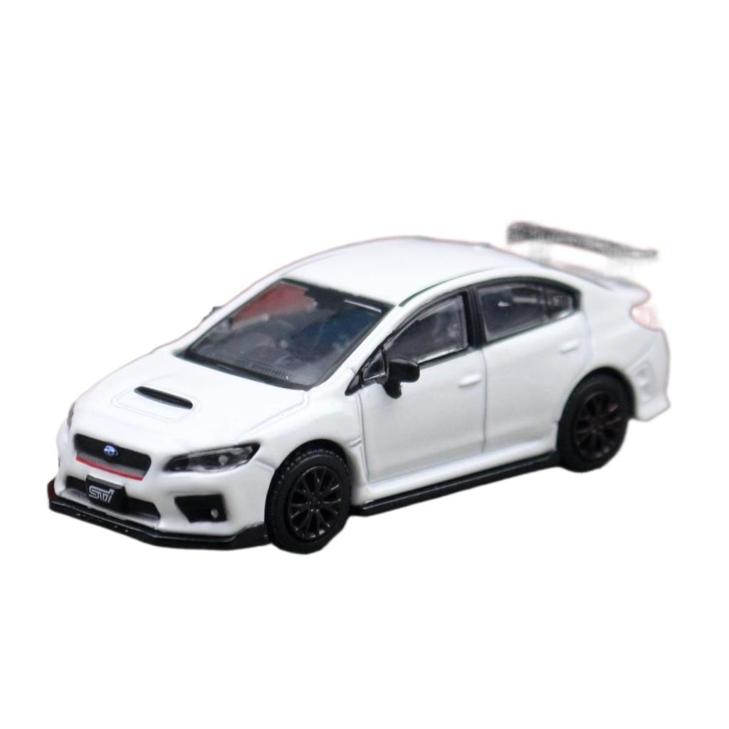 1/64 Subaru STI WRX Super Racing Toy Car JKM JDM Миниатюрная модель литого под давлением автомобиля из металлического сплава Бесплатные колеса Коллекция Подарков