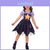 Poppy Playtime Лили Лоубрейдс Детское сценическое платье с коротким рукавом для тематического танца и косплея