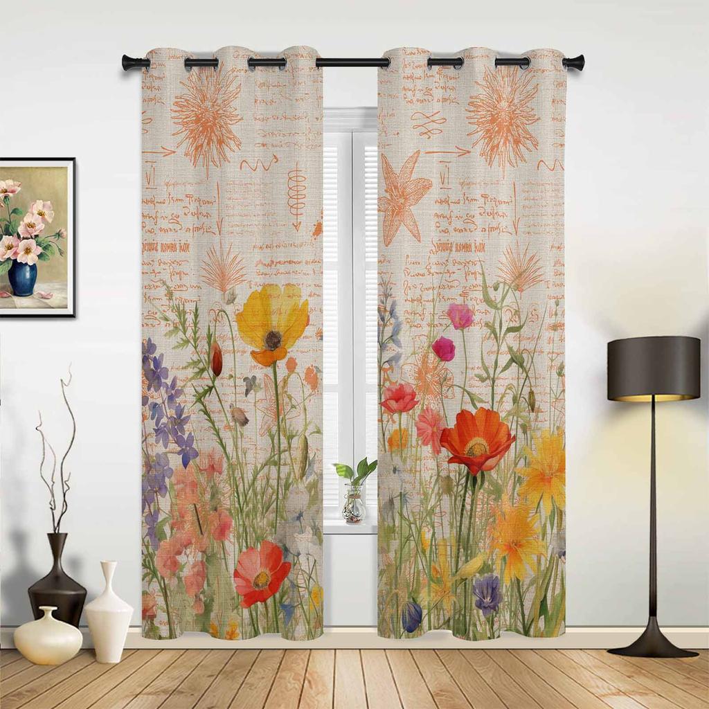 Cartoon Cute Unicorn Windows Curtains for Living Room Child Bedroom Window Treatment Blinds Kitchen Curtains