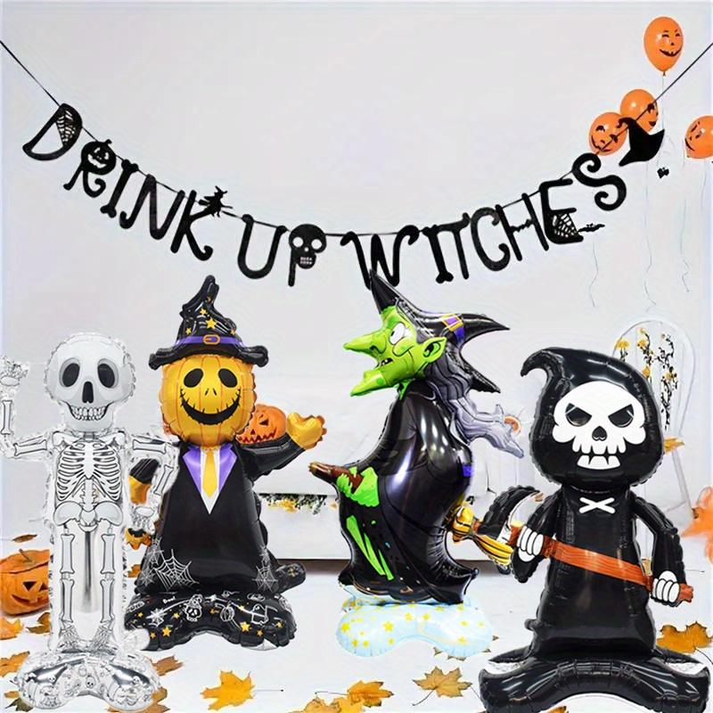 4D Pumpkin Foil Balloon for Halloween Thanksgiving Party Decoration Multi-color Durable Indoor Outdoor ForBirthday Celebration