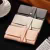 PU Leather Jewelry Storage Bag Roll Up Design Portable Jewelry Pouch Jewelry Roll Bag  Travel Use