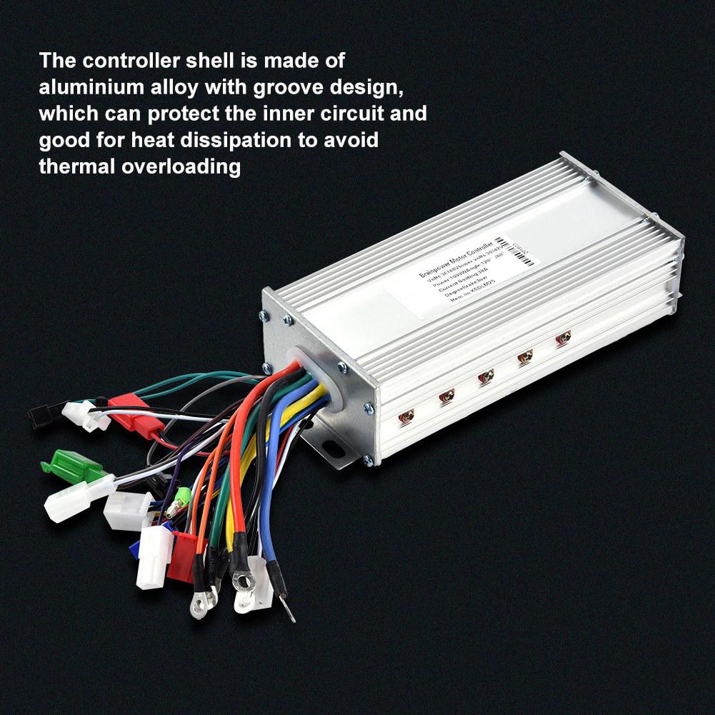 36V/48V 1000W Brushless Motor Sine Wave Controller for Electric Bicycle Scooter
