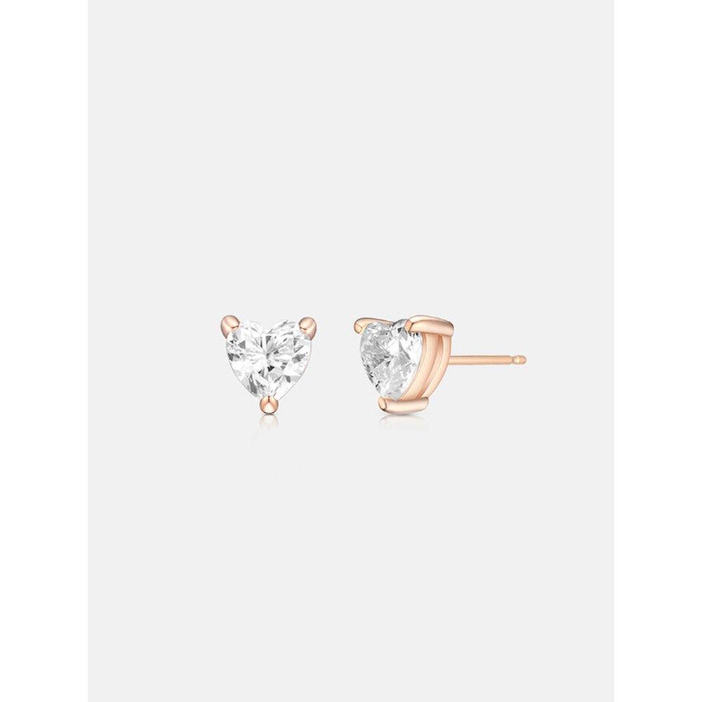 René Perla Sterling Silver Rose Earrings A243Se9002Rpa