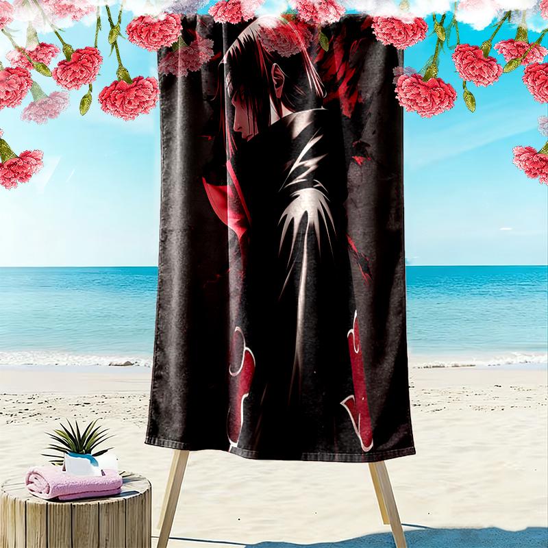 1pc naruto Beach Towel, Outdoor Activities Perfect Summer Travel Supplies, As A Gift for Festivals