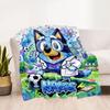 Rainbow Sports Party Personalized Name Blanket Cozy Personalized Blanket Warmthful Decor Throw For Picnics Nap Office Sofa All-Season Use