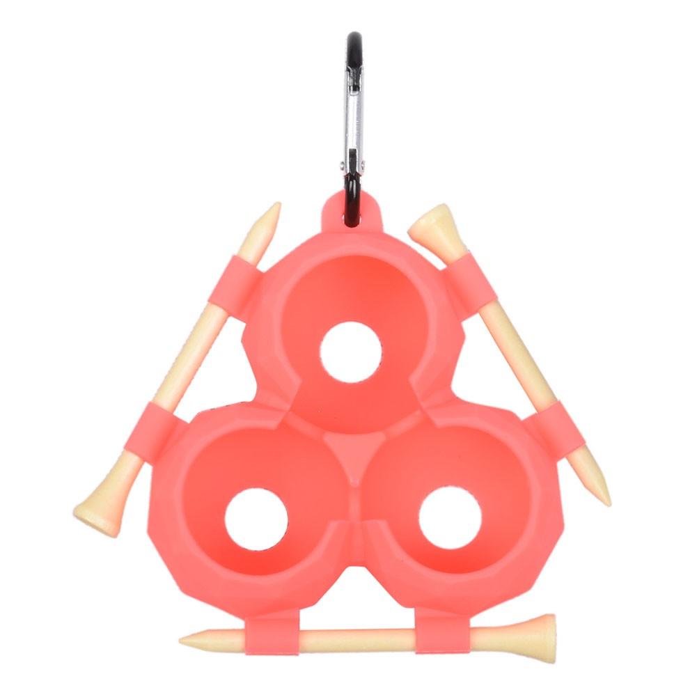 Compact Golf Ball Holder with Carabiner for Convenient Carrying and Protection