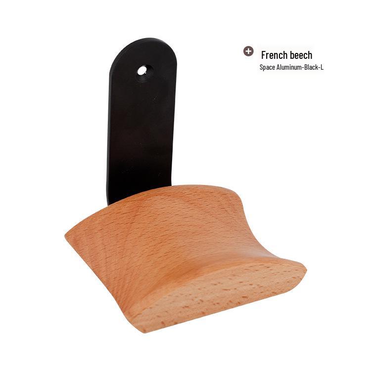 Прочная подставка для полноразмерных наушников из черного ореха - Простой деревянный держатель-дисплей