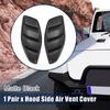 Automotive Hood Dome Louvers Air Inlet Vent Outlet Bezel Sticker For JK 2007-2017 ABS Seamlessly Installation Process