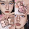 3d Highlighter Eyeshadow Contour Bronzer Palette Makeup Long-lasting Waterproof 3D Nose Shadow