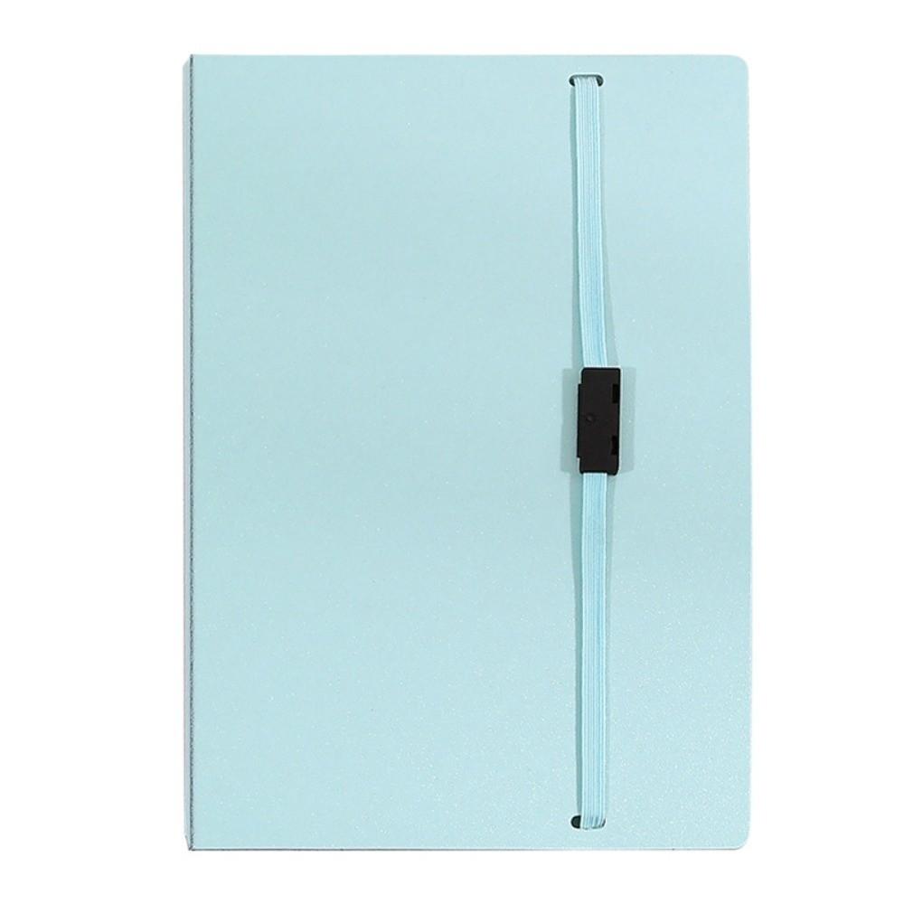 Waterproof A5 Clipboard Folder PP Material Elastic Strap File Folder A5 Folding Folder Schools