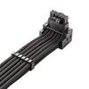 Кабель CableMod Universal Pro ModMesh в оплетке 12VHPWR 90 StealthSense Прямой кабель PCIe 12V-2x6 (Вариант А) (черный)