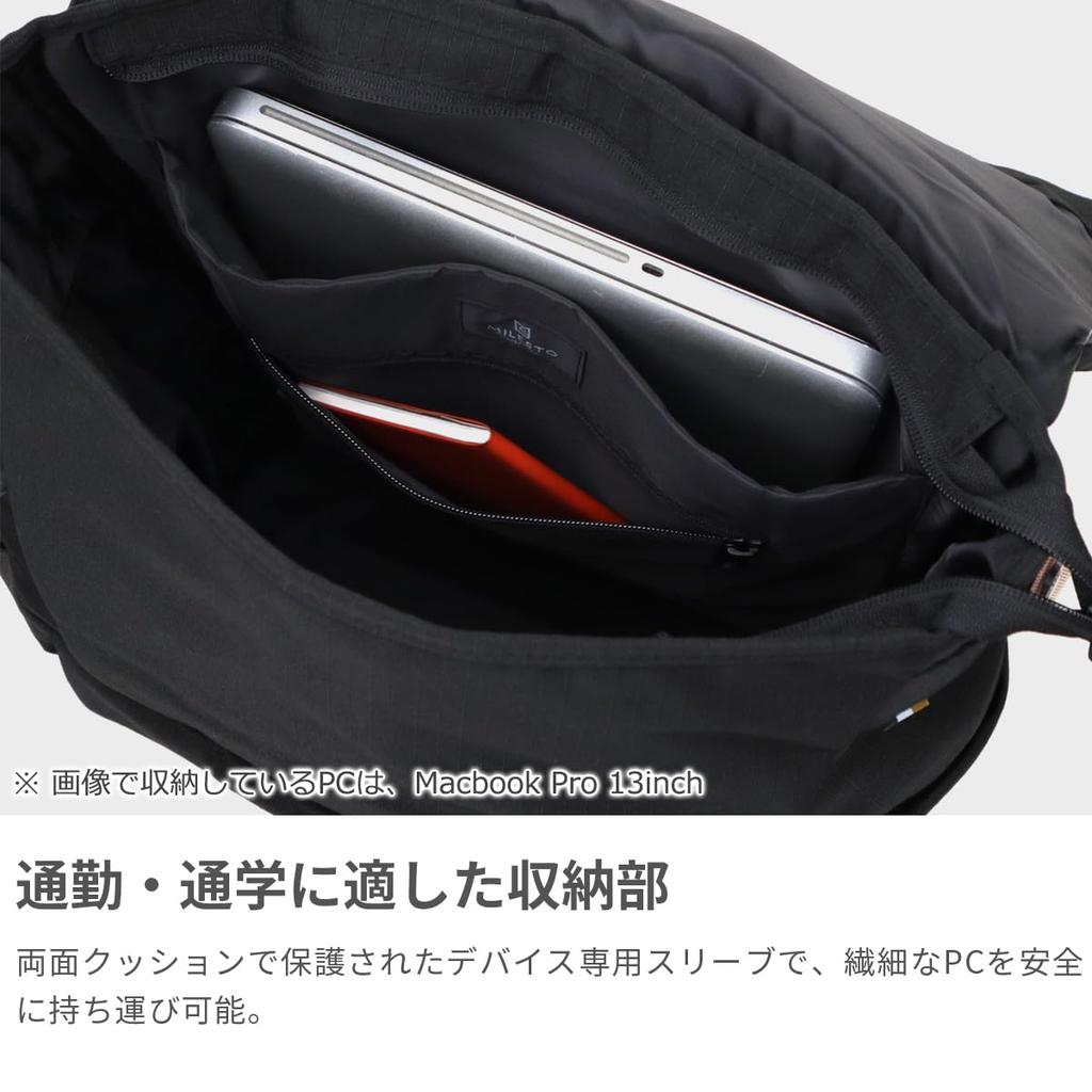 MILESTO Htte Double Flap Backpack, Light Gray, MLS942-LGY