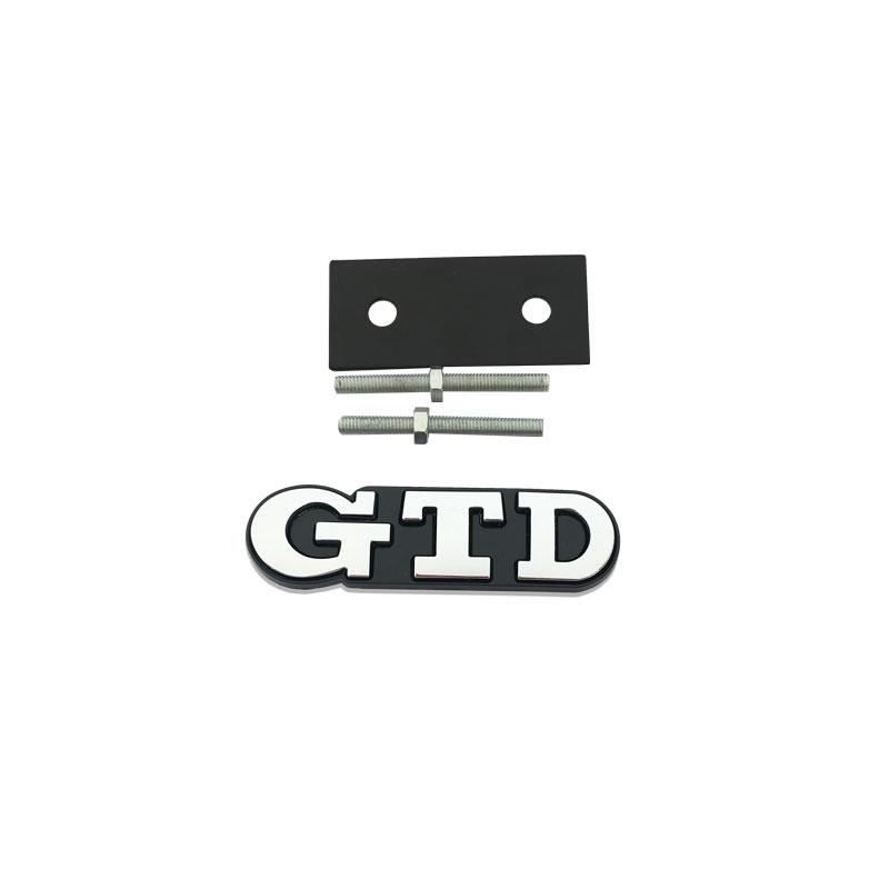 3D Metal Sticker GTD Front Grille Emblem Rear Trunk Stickers For GTD Golf 2 4 5 6 7 R MK2 MK3 MK4 Car Accessories