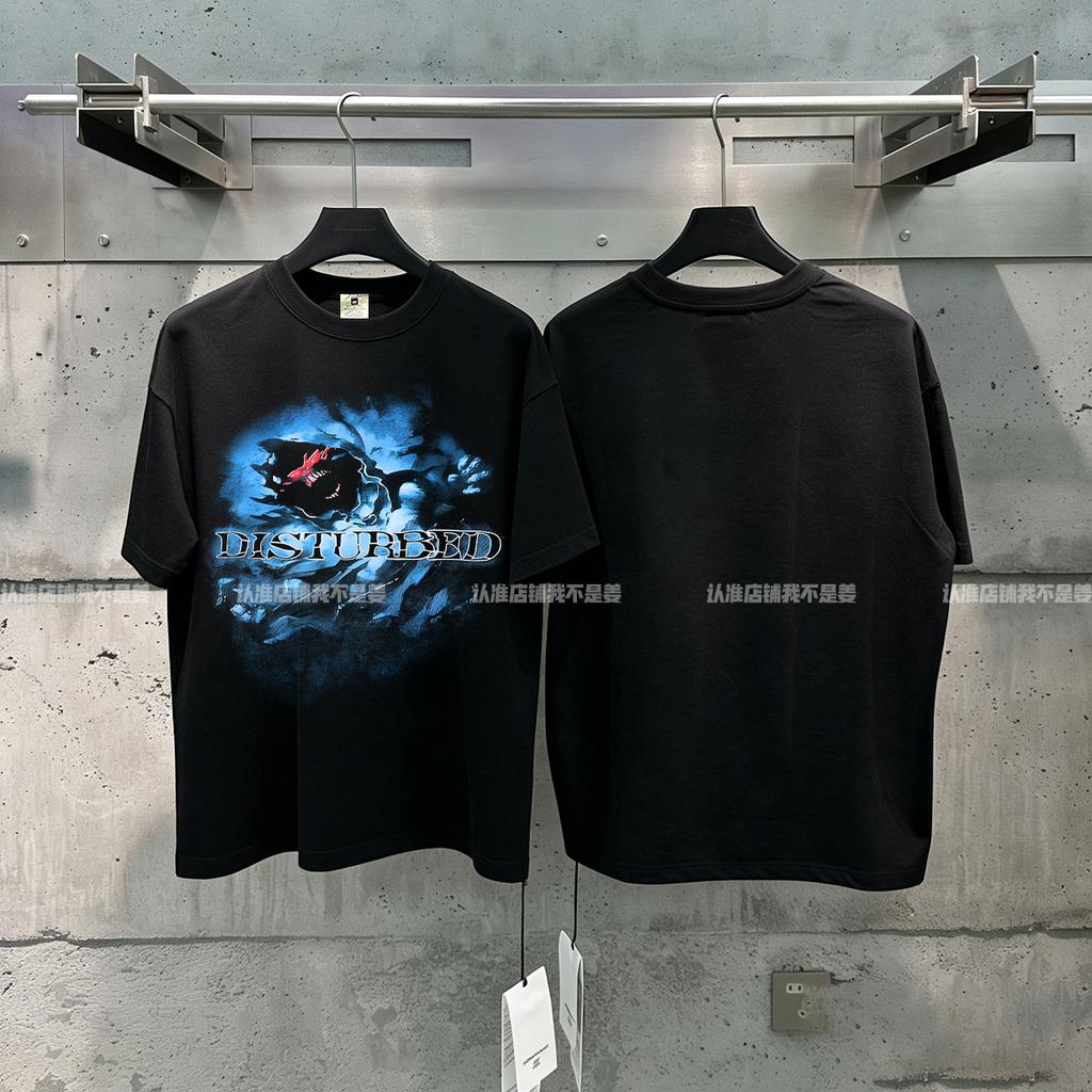2026 Latest Punk Rock Tshirt Unisex Unisex Vintage Washed Cotton Short Sleeve Casual Streetwear Tops