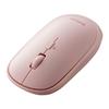ELECOM Wireless Mouse Bluetooth Slint 4 Presentation Mode Comes with Compatible with Pink M-TM10BBPN Thin, Quiet, Buttons, Function, Pouch, Windows,