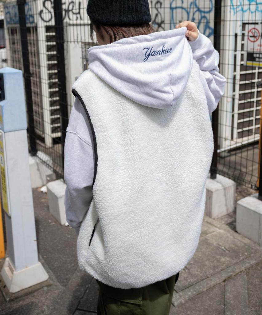 Двусторонний жилет WEGO из боа, белый, размер M,