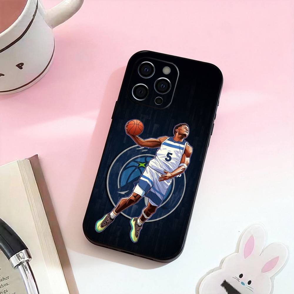 A-Anthony E-Edwards Antman 5 Phone Case For iPhone 17,16,15,14,13,12,11 Plus,Pro Max,Soft Silicone Black Cover