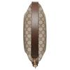 Gucci Ophidia Съемный плечевой ремень Застежка-молния Сумка Supreme из холста для ношения в руке или на плече Женская Коричневая