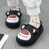 Waterproof Winter Cute Bear Fur Plush Slippers Women Men Home Warm Women Slides Indoor Outdoor Cozy Cotton Shoes Unisex Footwear