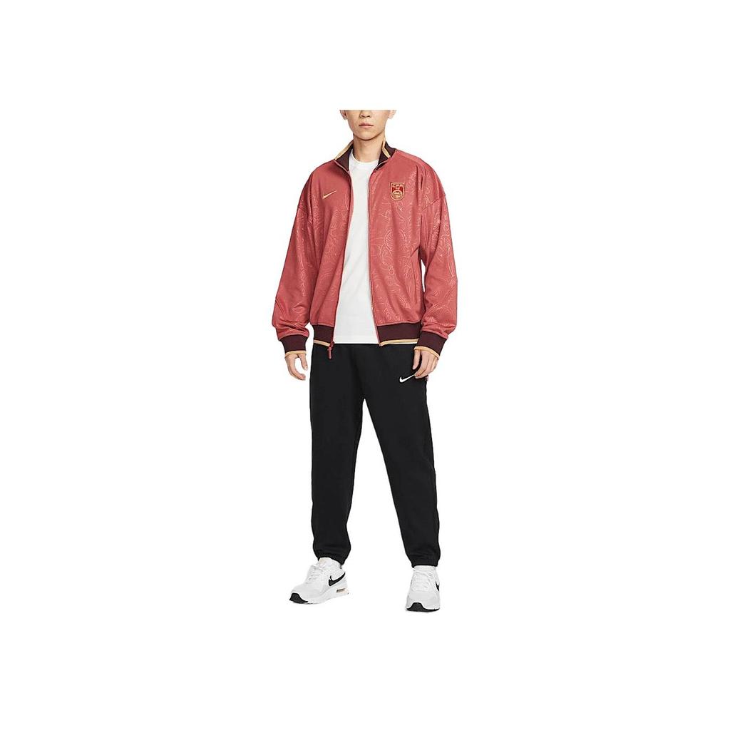 Nike Dri-Fit Academy SS25 Pro Anthem Логотип сборной Китая Быстросохнущая Повседневная Футбольная Куртка с Длинным Рукавом Мужские куртки FZ9392-691
