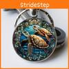 Stylish Alloy Keychain Featuring Unique Turtle Pattern For Friends And Colleagues
