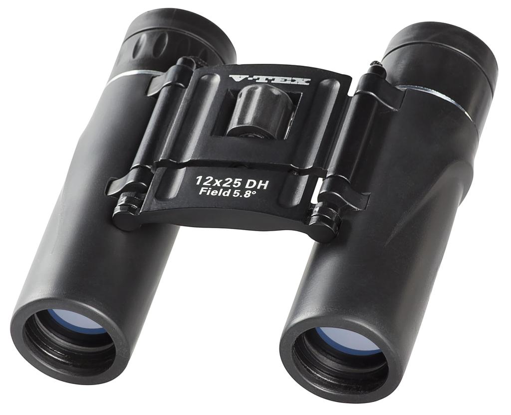 KENKO 12x25 DH Компактный 12x 25 мм Крышный Концерт Легкий V-TEX Бинокль, Увеличение, Диаметр Объектива, Призма, Применение, (249 г), Двухосевой, VT-1225D