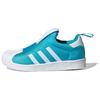 Originals Superstar 360 Comfortable Versatile Shock Absorbing Durable Low Top Kids Sneakers Kids Sneakers Light-Blue FZ2978