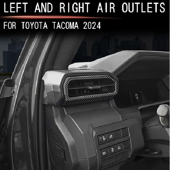 For 20252024 Toyota Tacoma Car Accessories Air Vent Outlet Cover Trims Dustproof