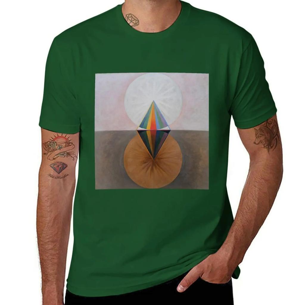 Hilma af Klint The Swan, No.12, Group IX-SUW T-Shirt vintage anime clothes t shirts for men cotton
